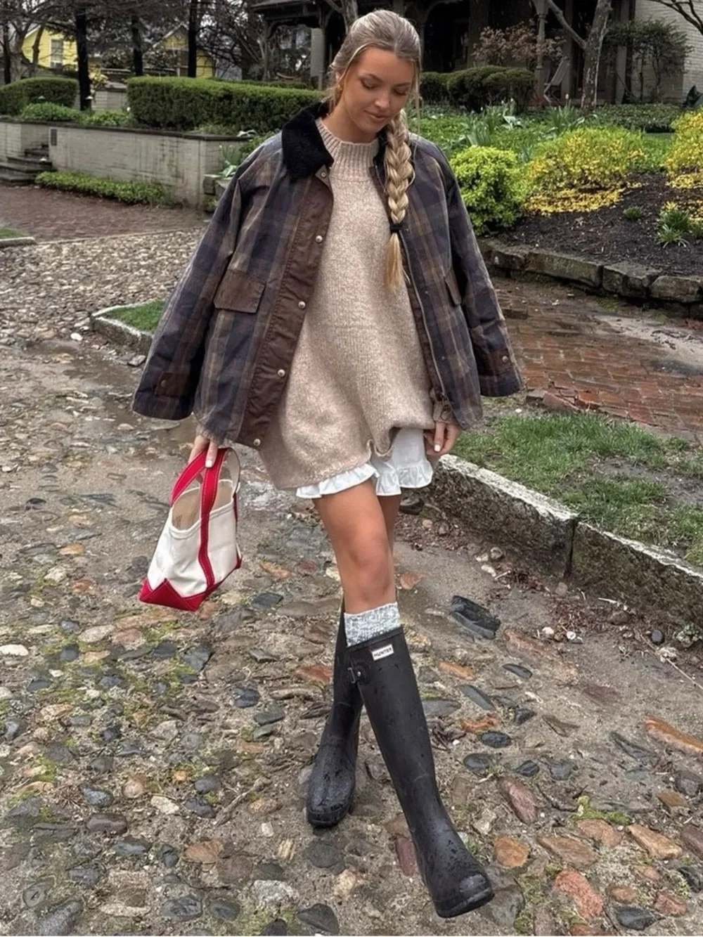 Hunter knee-high boots Wellies size 9